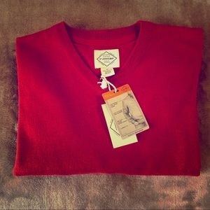 St. John’s Bay Men’s Red V-Neck Sweater